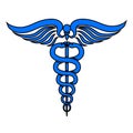 Caduceus medical symbol - vector